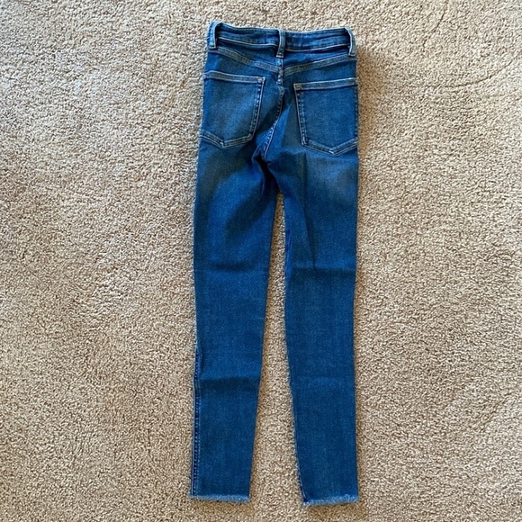 Free People Raw High-Rise Jegging in Deep Indigo - Picture 9 of 9